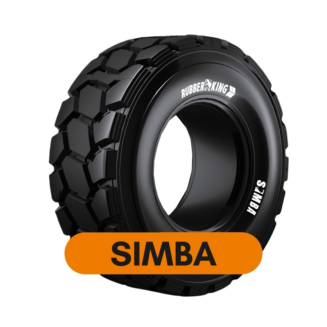 10-16.5 Skidster SIMBA 10 PR TL RUBBER KING  Mini Loader Lastikleri (10-16.5/10165)