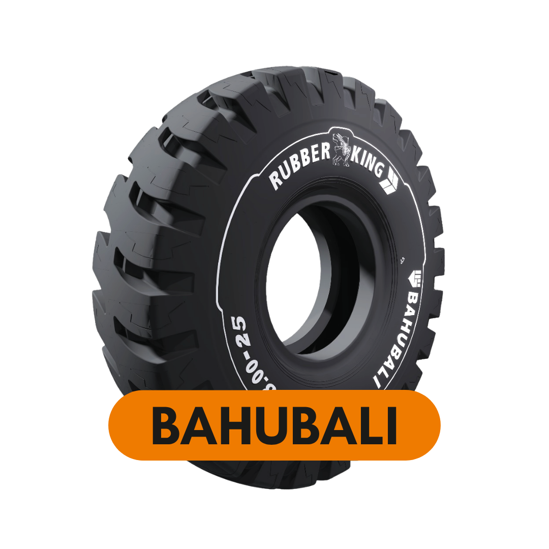18.00-25 BAHUBALI 40 TL RUBBER KING
