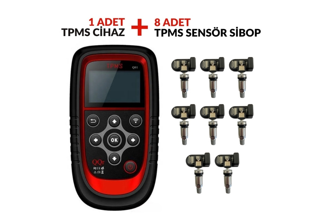 TPMS Program Cihazı QQR Q03 +8 Ad. Q03 Sensör Sibop Set