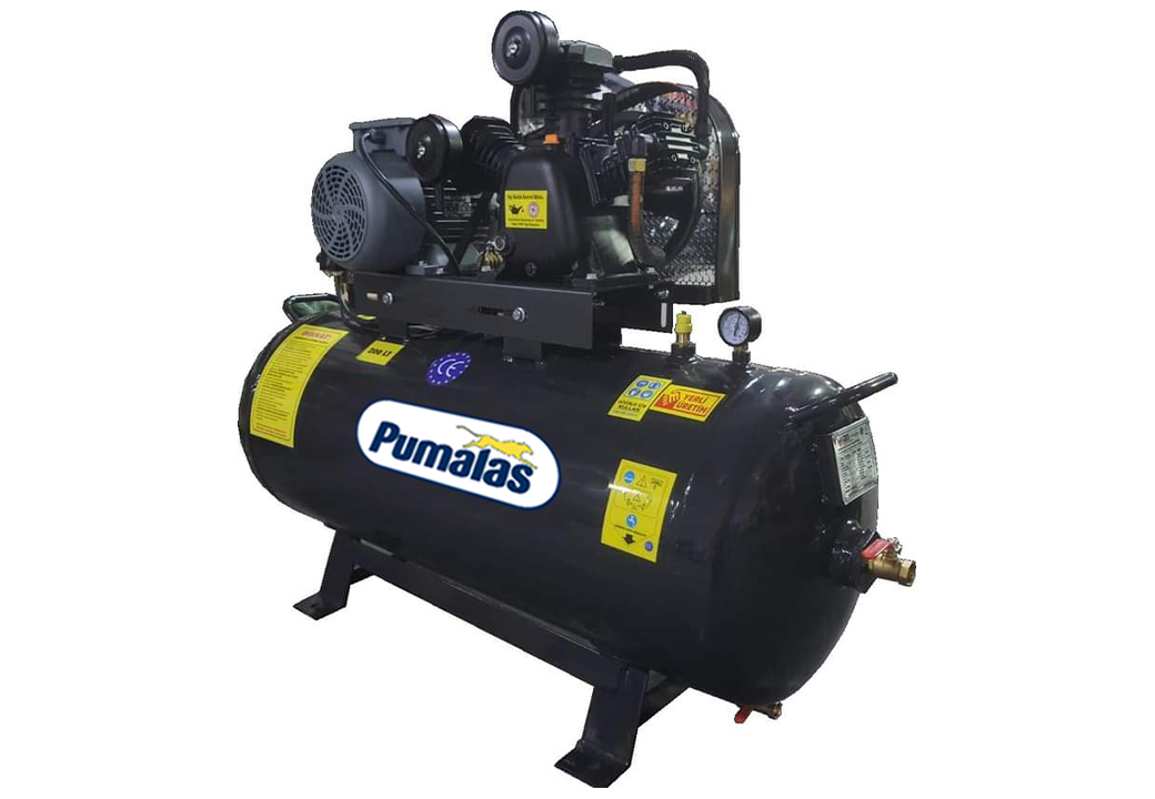 500 LT PUMALAS KOMPRESOR DOKUM KAFA 11BAR 7,5HP 380 VOLT 826 L/MIN